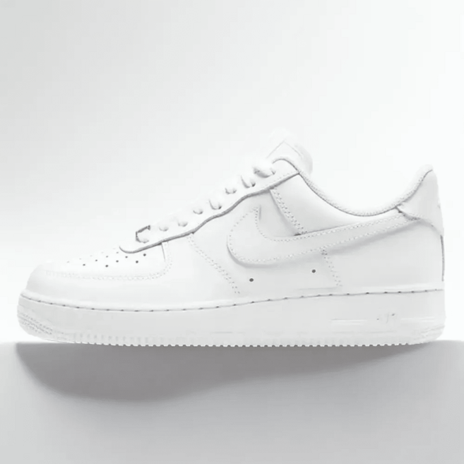 국내매장판 나이키 흰색 운동화 에어포스1 미드 07 화이트 올백