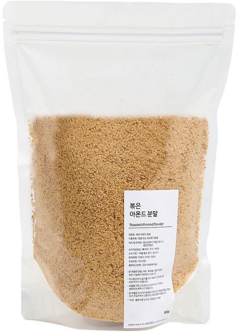 방앗간청년 볶은 아몬드 분말 가루 파우더 500g, 1개