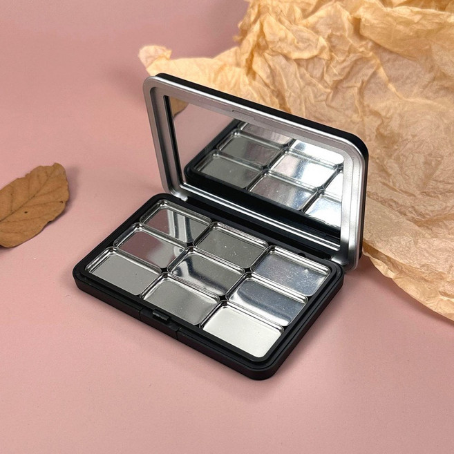 일상채움 거울 자석 공 팔레트(큐브 포함), 1세트, 블랙 9구