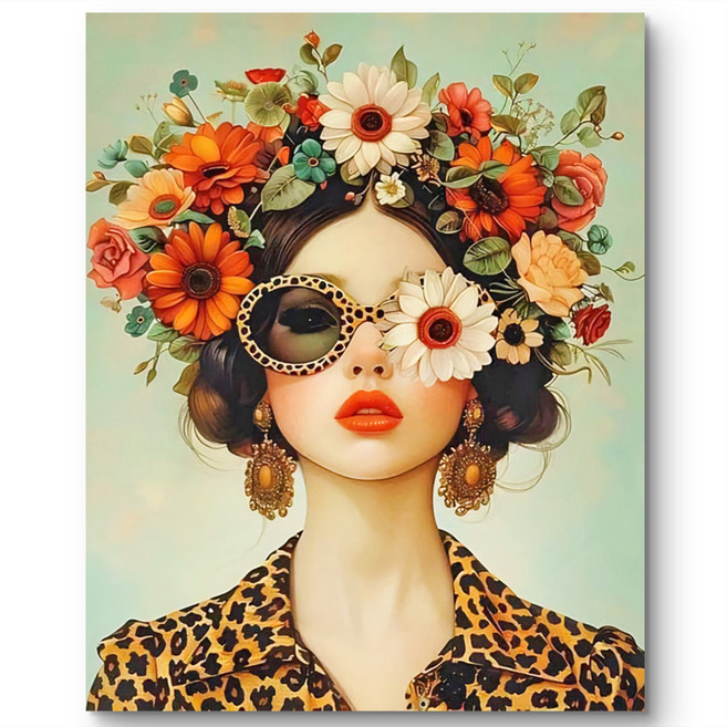 서은이네 캔버스형 보석십자수 DIY 구슬 비즈 십자수, 1세트, KSB-08 40*50