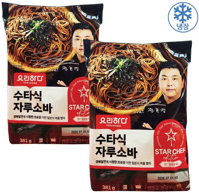 요리하다 정호영 자루소바, 2개, 381g