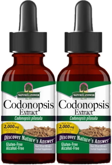 네이처스앤서 고흡수 더덕 추출물 2000mg 액상 액체, 2개, 30ml - 쿠팡