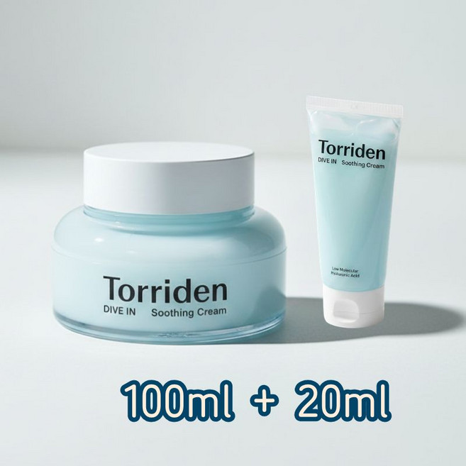 토리든 다이브인 저분자 히알루론산 수딩 크림, 1개, 120ml