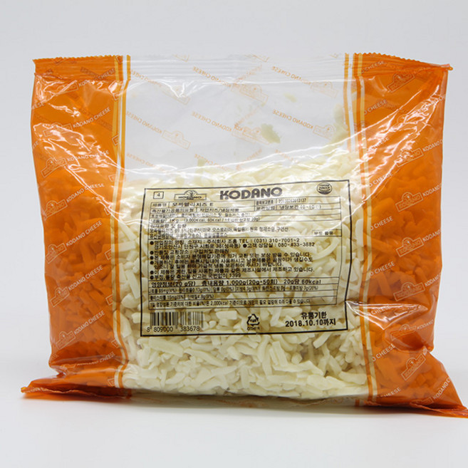 코다노 냉장 모짜렐라 피자치즈 1kg, 1개