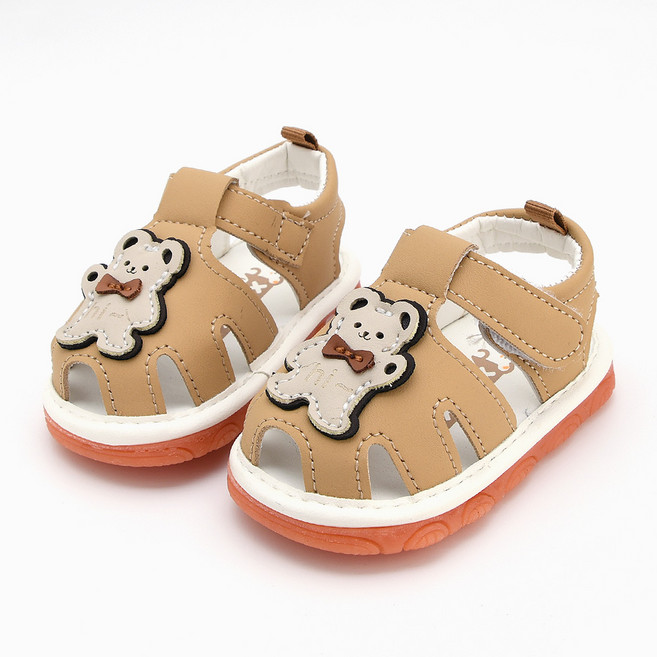 아기 턱시도 삑삑이샌들 삑삑이신발 소리나는신발 걸음마신발 유아샌들 아기샌들