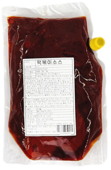 소스텍 떡볶이소스 2kg, 1개