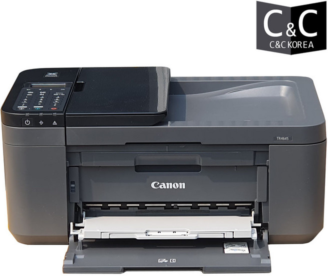캐논 TR4645 프린터기 팩스복합기 WIFI 무선 잉크젯 양면인쇄 TR4690 동일기종, B타입 : TR4645정품잉크포함