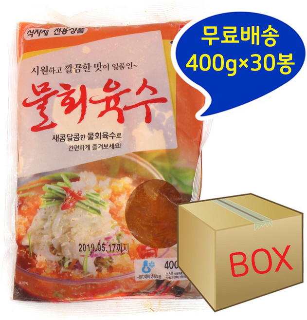 김이박 물회육수 400g, 30개