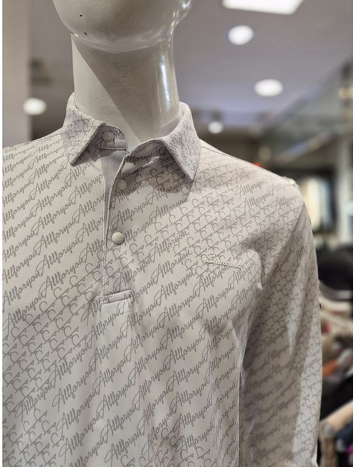 올포유 남성-통기성 좋고 땀 흡수가 잘 되는 미니피케 원단 긴팔 티셔츠-MTYO1281