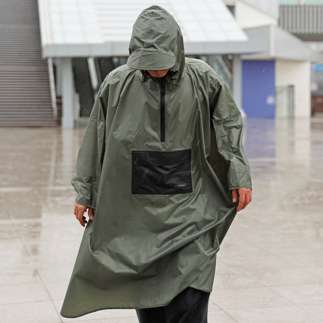 레이니멀 지퍼형 판초우의