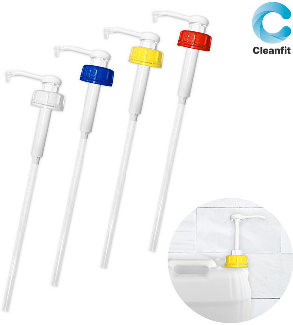 크린핏 누르는 컬러 말통 펌프, 블루, 1개