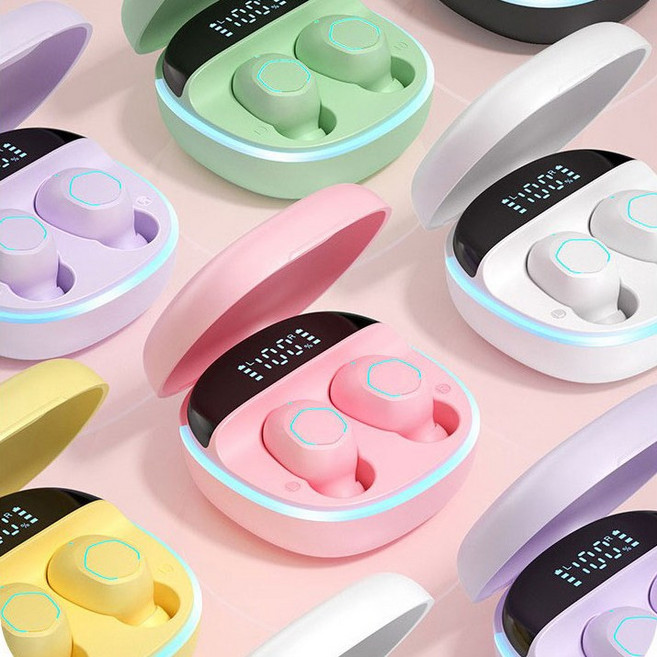 앤트앤비 무선이어폰 블루투스이어폰 M13 노이즈캔슬링 아이폰 갤럭시 호환, 01.블루투스 이어폰 M13_블랙