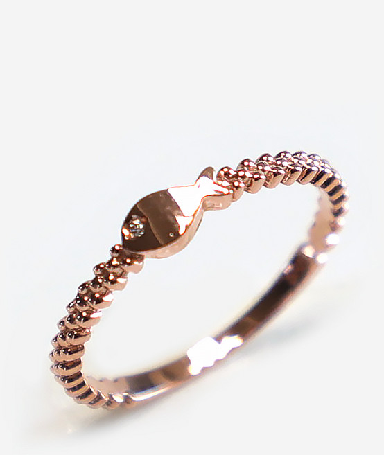 세레스 14k18k 물고기 검지 중지 약지 실 반지 가드링 물고기반지의미