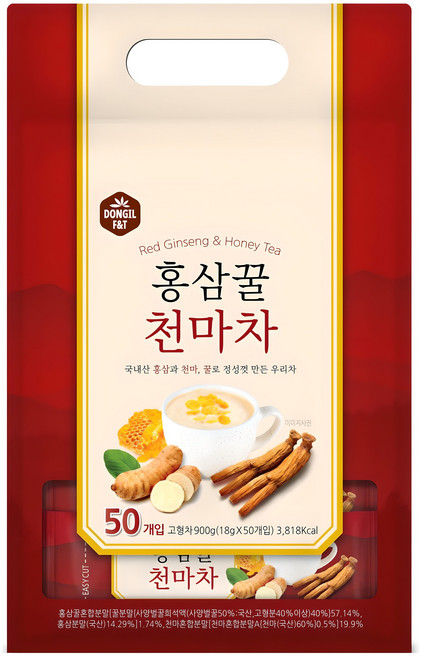 동일 홍삼꿀 천마차, 18g, 1개, 50개입