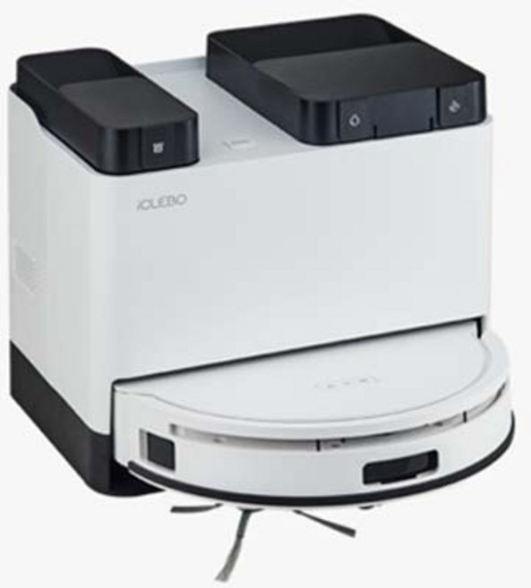 아이클레보 올인원 로봇청소기 ULTRA 365 Slim(ICR-365MR-10), 화이트