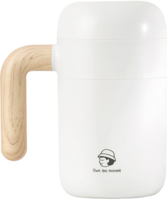 Allilio 자동믹스텐컵 자동 회전 믹스컵 선식컵 회오리 휘핑컵 토네이도 커피머그 일상공감 토네이텀 텀블러, 1개, 370ml, W