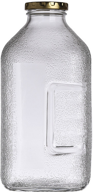 훼미리 쥬스 델몬트 유리병 레트로 유리 물병 물통, 1.5L
