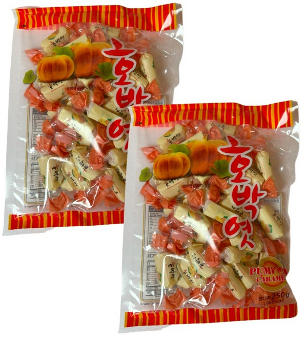 더식품 호박엿, 2개, 250g