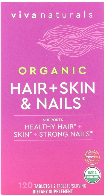 아이허브 모발 + 피부 및 손발톱 120정, 1개 - 쿠팡