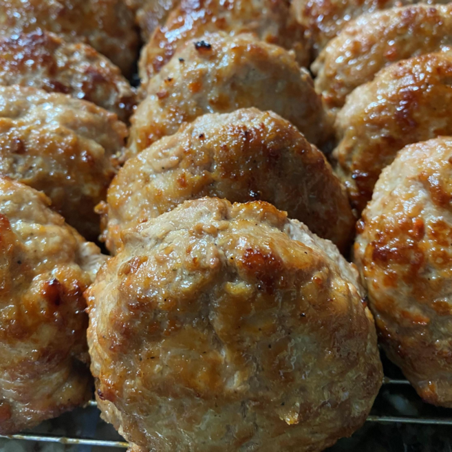 삼초전 수제 떡갈비 함박스테이크 한돈 캠핑음식 아이반찬 간편요리, 160g, 5개