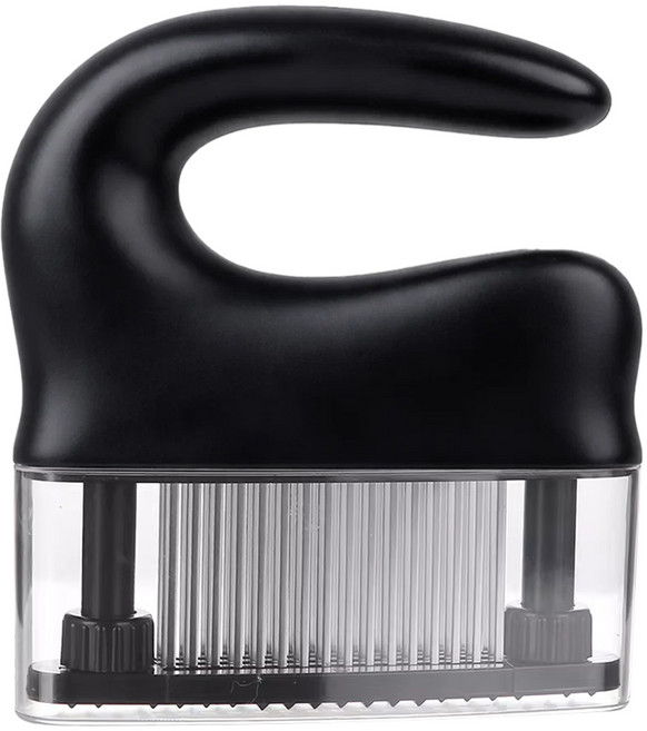 투데이리빙 손잡이형 고기 연육기 다지기 돈까스 미트 돈가스 소고기 스테이크 돼지고기 어묵 연육 가정용 다용도 핸디 사이즈, 1개