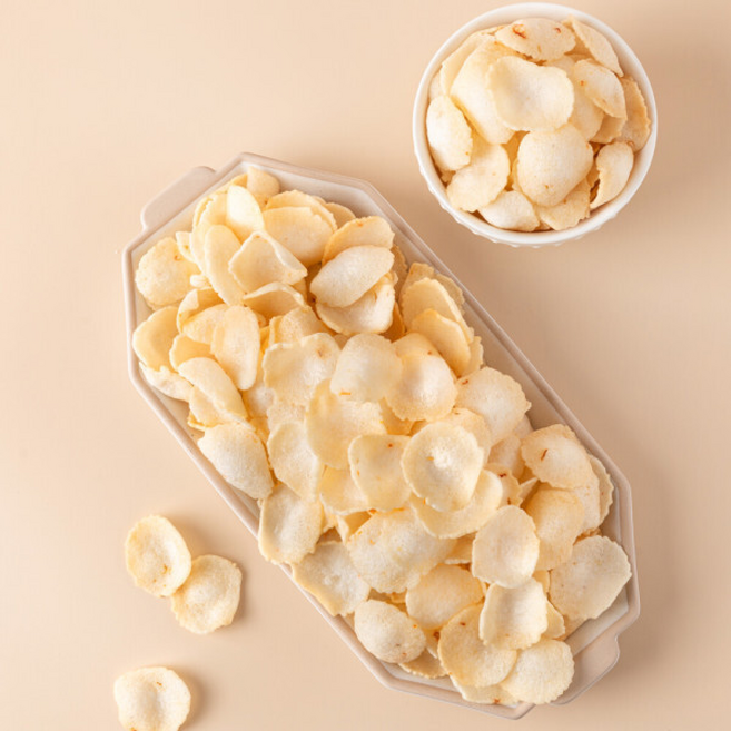 돼지감자칩 신콩칩스낵 옛날과자간식 카사바칩 소포장 뻥튀기, 3개, 180g