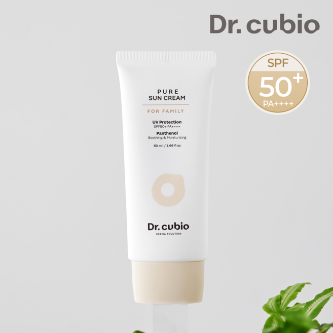 민감피부 저자극 논나노 무기자차 선크림 소아과의사 개발 닥터큐비오 SPF50+ PA++++, 1개, 50ml