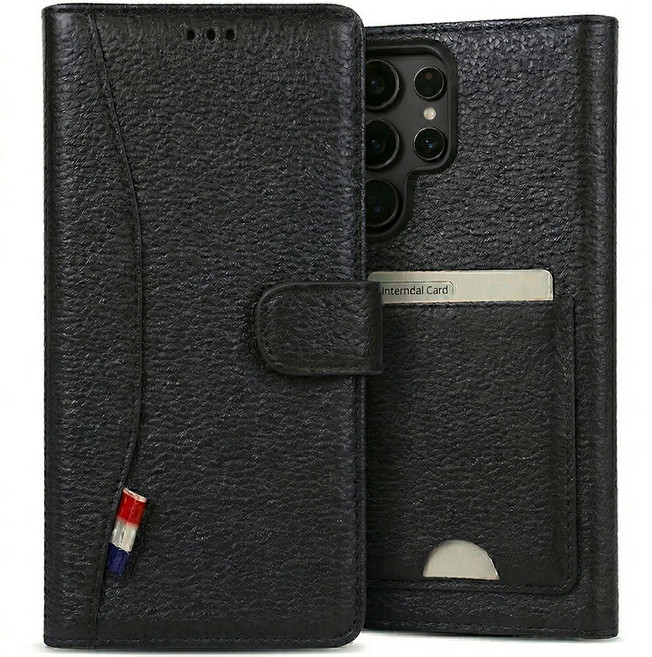 우리미라클 루미에르 백포켓 다이어리형 케이스