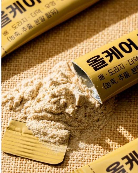 올케어 배 도라지 목 기침 가래 기관지에 좋은 식품 건강분말 1 500mg X 30포 1박스, 2박스, 45g