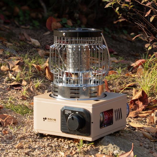 [국내생산] 인더스 키친아트 캠핑 부탄 가스난로 야외용 휴대용 낚시용 미니히터, INO-PG700, 사하라탄