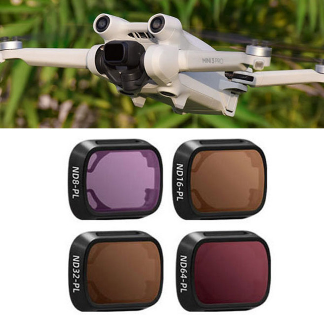 make speed DJI 미니3/미니3프로 ND필터 4종세트, 혼합색상, 1세트