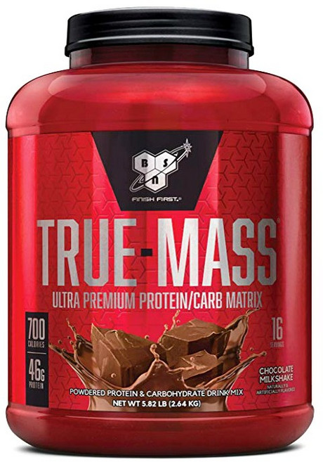 Bsn 畢斯恩 TRUE-MASS增重蛋白粉 巧克力奶昔口味, 2.64kg, 1個