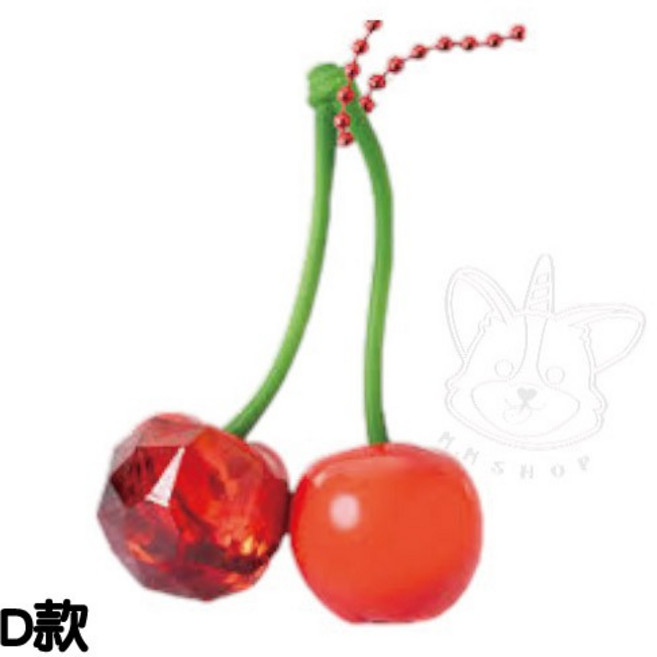 M.M小舖 Standstones 轉蛋 扭蛋 生物寶石食物篇, 1個, D款/櫻桃1G241
