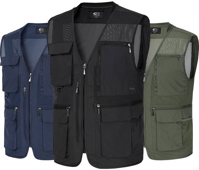 [성원] 남성 봄 여름 쿨 멀티 워크 포켓 메쉬 조끼 SWV6 망사조끼 배달조끼 작업조끼 현장복 건설현장