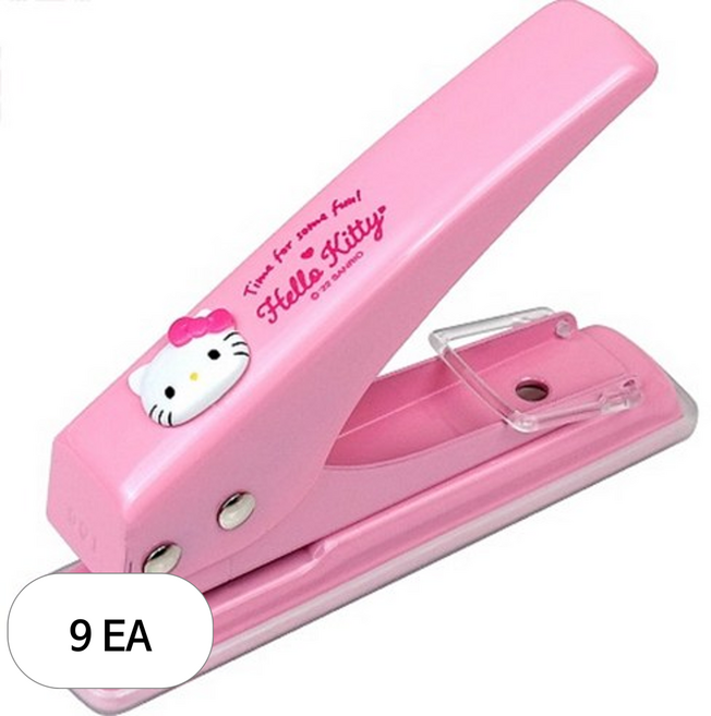 바이하츠 헬로키티 1공 펀치, 진핑크, 9개