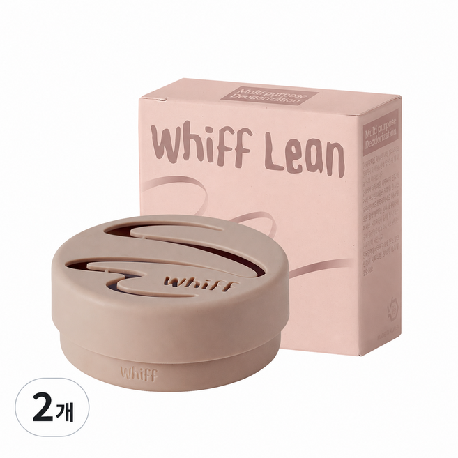 [공식몰] 26S/S 위프 린 인디핑크 체리밤 탈취제 WHIFF 고체 옷장 차량에어컨 자동차 신발장 냄새 제거 100g 1개, 2개