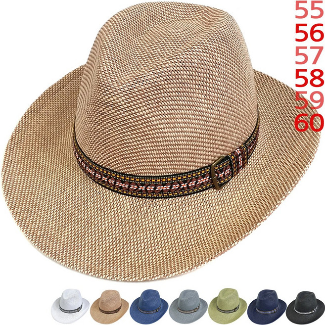 이럭셔리클럽 고급형 디자인 중절모 페도라 햇 등산 여행 캠핑 골프 신사 여름모자 남녀공용-CAP180605