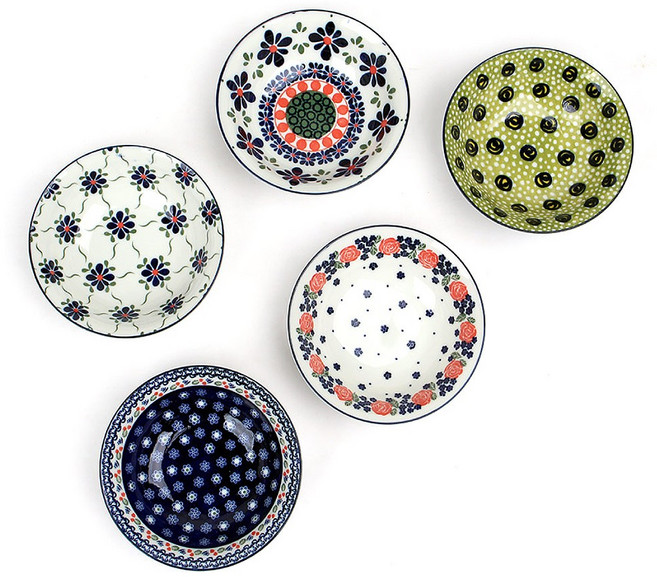 폴라브 후르츠 쿠프 14.5cm 5P / 일본 도자기그릇, 상세 설명 참조, 1개