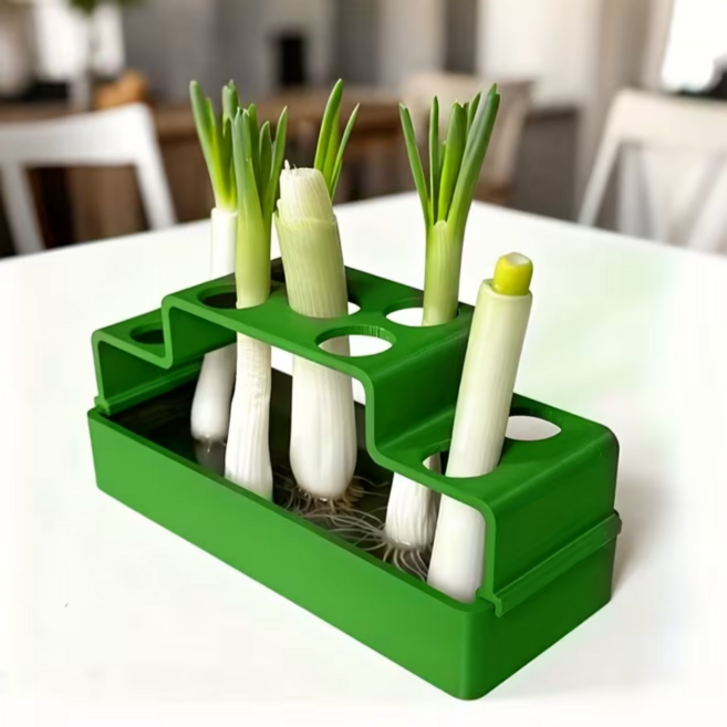 가정용 무토양 대파 재생 재배기 채소 수경 재배 화분, 1개