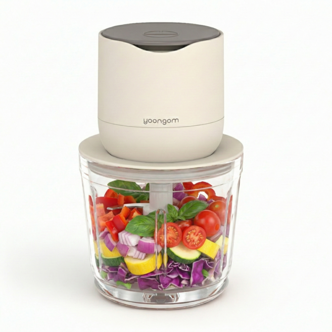 윤곰 멀티 무선 전동 마늘 다지기 만능 다지기 600ml