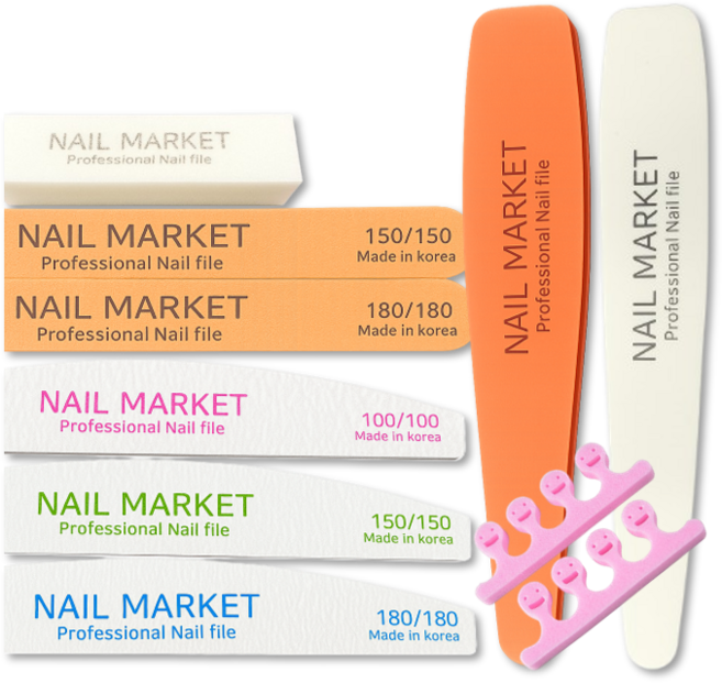 네일파일세트 - 국가고시 파일세트, 2개, 혼합