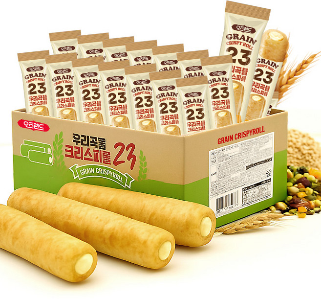 국내산 우리곡물 23곡 크리스피롤, 660g, 1박스