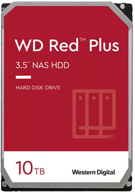 WD 10TB RED PLUS NAS HDD WD100EFGX 3년 보증