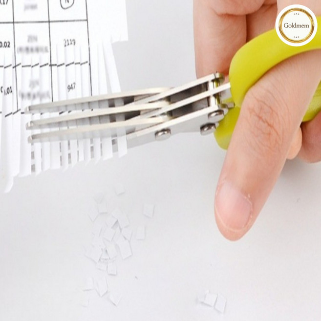 GOLDMEME 수동파쇄기 서류파쇄기, 그린color