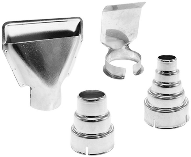 솔리드 열풍기 노즐 롱 납작 8홀 35mm 주걱형 77mm 세트, 1세트