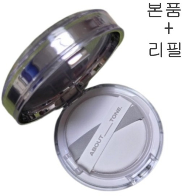(SET) 어바웃톤 스킨 레이어 핏 쿠션 파운데이션 13g 본품+리필, 1개, 페어