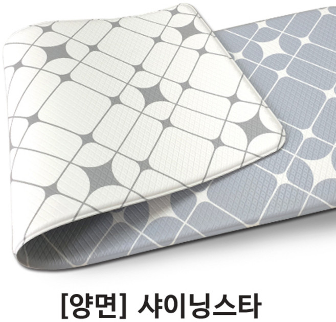 현실남매 북유럽 감성 주방매트, 샤이닝스타, 1개