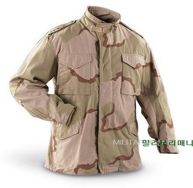 미군 M65 필드자켓 3색 사막 Desert Camo 데드스탁 1990S FIELD JACKET 미세얼룩 MADE IN USA