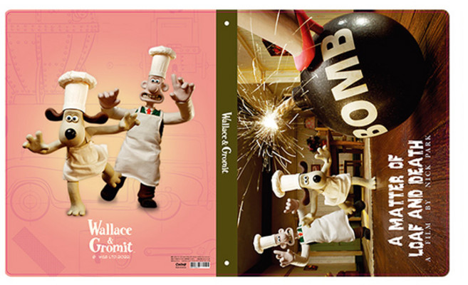 월레스와 그로밋 클리어 파일 40P, 인디핑크, 1개