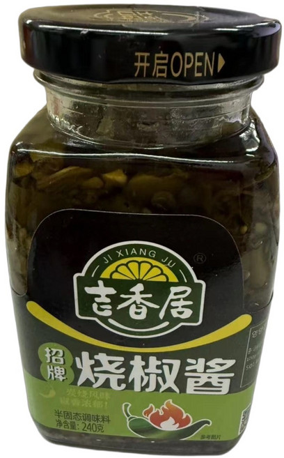 <킹콩푸드>지향쥐 소죠장 다진고추 고추볶음장 중국식품, 6개, 240g